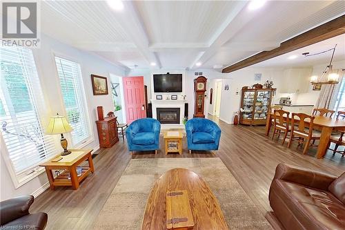 77377 Forest Ridge Road, Central Huron, ON - Indoor Photo Showing Living Room With Fireplace