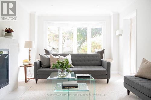 4113 Bridlepath Trail, Mississauga, ON - Indoor Photo Showing Living Room With Fireplace