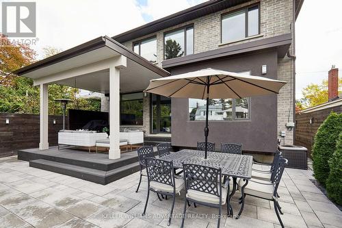 18 Coxwell Boulevard, Toronto, ON - Outdoor With Deck Patio Veranda