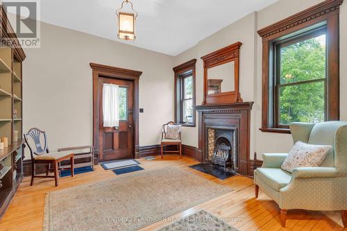 133 St Lawrence Street W, Centre Hastings, ON - Indoor Photo Showing Living Room With Fireplace