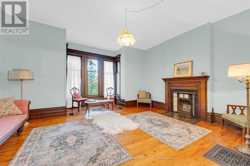 133 St Lawrence Street W, Centre Hastings, ON - Indoor Photo Showing Living Room With Fireplace