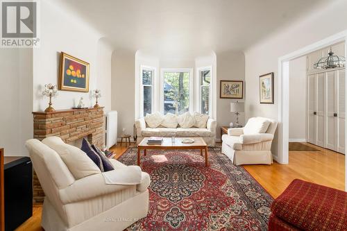 118 Pricefield Road, Toronto, ON - Indoor Photo Showing Living Room With Fireplace