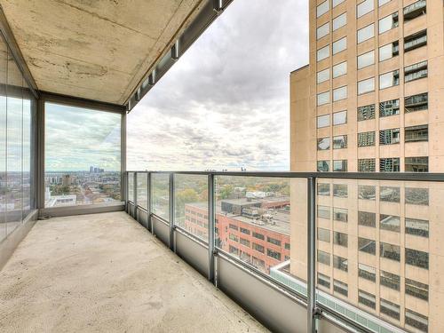 Balcony - 907-1500 Boul. René-Lévesque O., Montréal (Ville-Marie), QC - Outdoor With Exterior