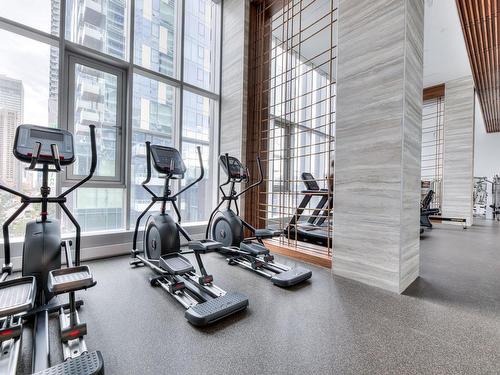 Exercise room - 907-1500 Boul. René-Lévesque O., Montréal (Ville-Marie), QC - Indoor Photo Showing Gym Room