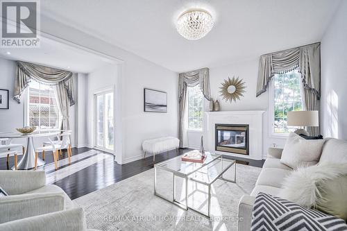 786 Hammersly Boulevard, Markham, ON - Indoor Photo Showing Living Room With Fireplace