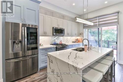 30 Crestridge Drive, Vaughan, ON - Indoor Photo Showing Kitchen With Stainless Steel Kitchen With Upgraded Kitchen