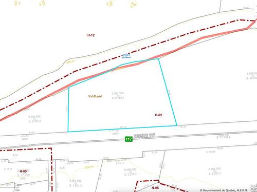 Plan (croquis) - 2097 Route 117, Val-David, QC 