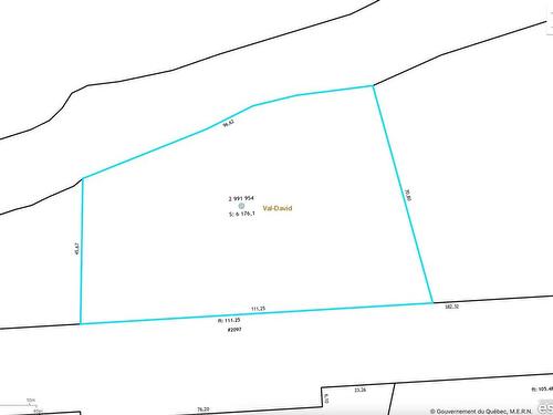 Plan (croquis) - 2097 Route 117, Val-David, QC 