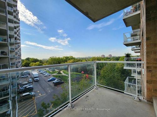 507-350 Mill Rd, Toronto, ON - Outdoor With Balcony With View With Exterior