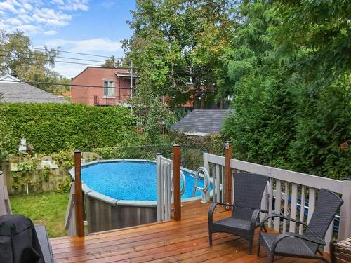 Garden - 10215 Rue De La Roche, Montréal (Ahuntsic-Cartierville), QC - Outdoor With Above Ground Pool