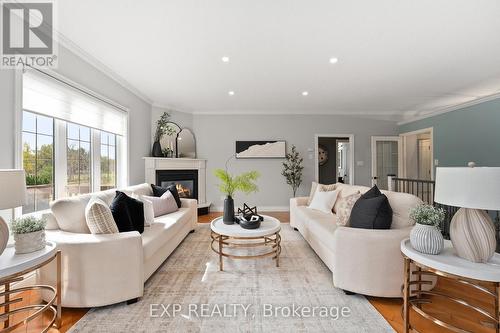 10 Deanna Drive, Wasaga Beach, ON - Indoor Photo Showing Living Room With Fireplace