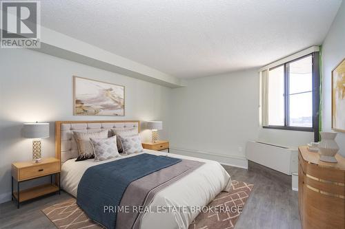 Bedroom - Virtually Staged - 705 - 363 Colborne Street, London, ON - Indoor Photo Showing Bedroom