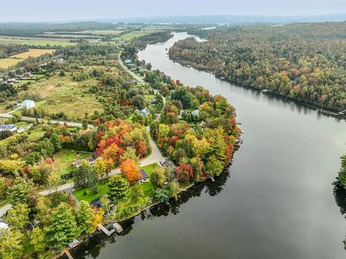 Photo aÃ©rienne - 159 Rue Custeau, Magog, QC - Outdoor With Body Of Water With View