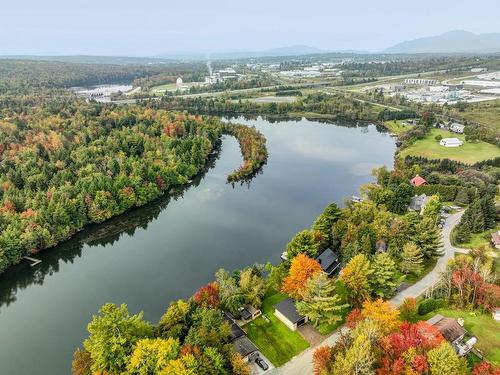 Photo aÃ©rienne - 159 Rue Custeau, Magog, QC - Outdoor With Body Of Water With View