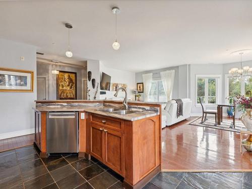 Overall view - 201-100 Ch. Fraser, Gatineau (Aylmer), QC - Indoor Photo Showing Kitchen With Double Sink