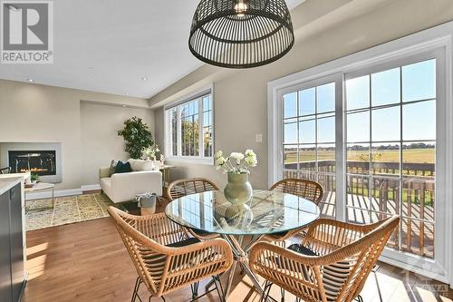 Eating Area - 1326 Kingston Avenue, Ottawa, ON - Indoor Photo Showing Dining Room With Fireplace