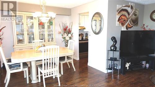 9099 Riverside Drive East Unit# E418, Windsor, ON - Indoor Photo Showing Dining Room