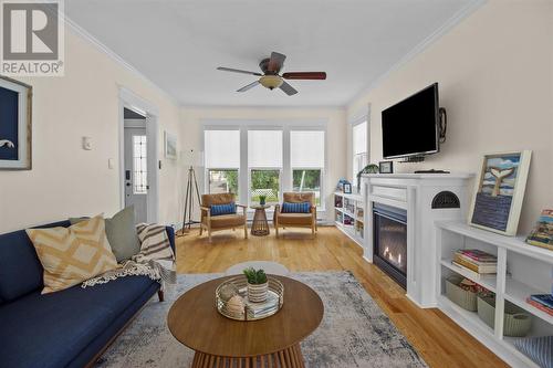 50 Quidi Vidi Village Road, St. John'S, NL - Indoor Photo Showing Living Room With Fireplace