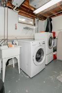 Laundry room adjacent to rough-in for 4th bathroom - 