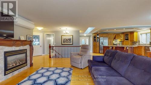 204 Third Street, West Elgin (Rodney), ON - Indoor Photo Showing Living Room With Fireplace