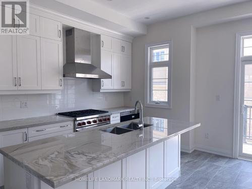 4199 Major Mackenzie Drive, Markham, ON - Indoor Photo Showing Kitchen With Double Sink With Upgraded Kitchen