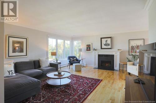 8 Maple Grove Terrace, Saint John, NB - Indoor Photo Showing Living Room With Fireplace