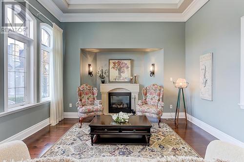 39 Fiorello Court, Vaughan, ON - Indoor Photo Showing Living Room With Fireplace