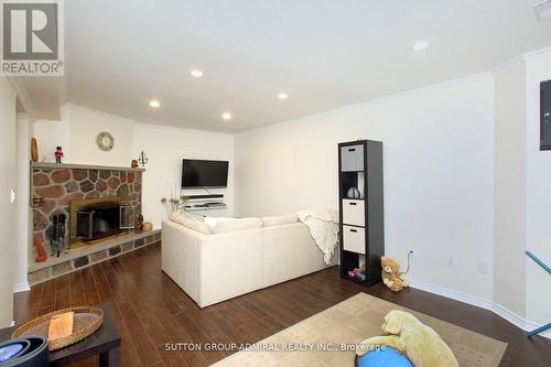 43 Merrygale Crescent, Toronto, ON - Indoor Photo Showing Living Room With Fireplace