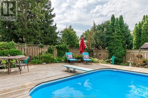 70 Northland Drive, Chatham, ON - Outdoor With In Ground Pool With Backyard