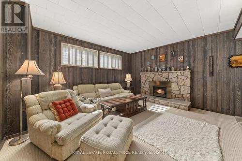 154 Jeffrey Drive, Quinte West, ON - Indoor Photo Showing Living Room With Fireplace