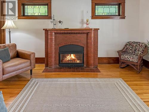 44 Mcgowan Street, Tweed, ON - Indoor Photo Showing Living Room With Fireplace