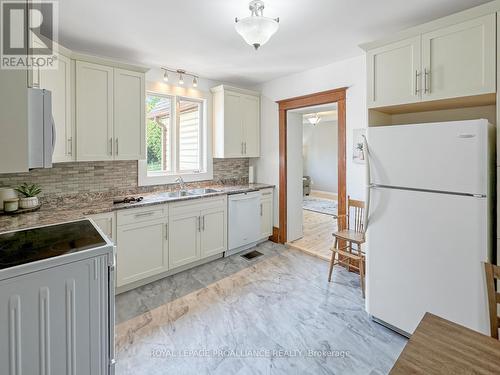 44 Mcgowan Street, Tweed, ON - Indoor Photo Showing Kitchen With Double Sink