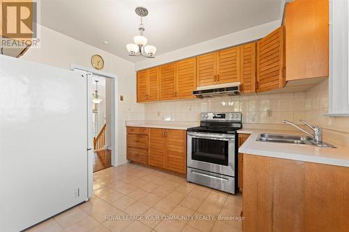 34 Alhart Drive, Toronto, ON - Indoor Photo Showing Kitchen With Double Sink