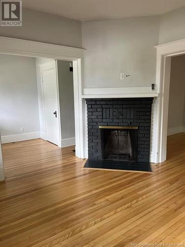 204-206 Bonaccord Street, Moncton, NB - Indoor Photo Showing Living Room With Fireplace