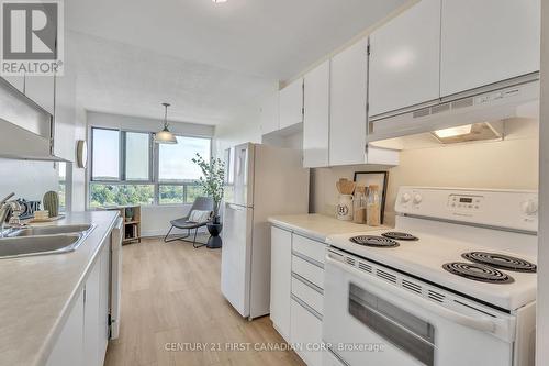 1010 - 600 Grenfell Drive, London, ON - Indoor Photo Showing Kitchen With Double Sink