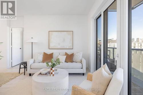 N1106 - 35 Rolling Mills Road, Toronto, ON - Indoor Photo Showing Living Room