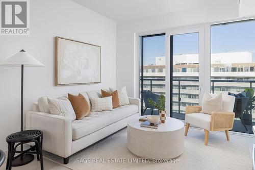 N1106 - 35 Rolling Mills Road, Toronto, ON - Indoor Photo Showing Living Room