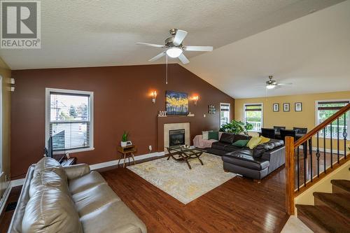 106 7000 Southridge Avenue, Prince George, BC - Indoor Photo Showing Living Room With Fireplace