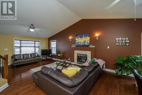 106 7000 Southridge Avenue, Prince George, BC - Indoor Photo Showing Living Room With Fireplace