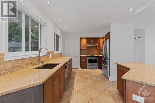 52 Pritchard Drive, Ottawa, ON - Indoor Photo Showing Kitchen With Double Sink