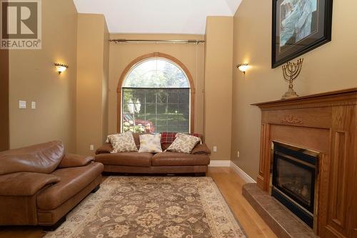 6 North Side Crescent, Clarke'S Beach, NL - Indoor Photo Showing Living Room With Fireplace