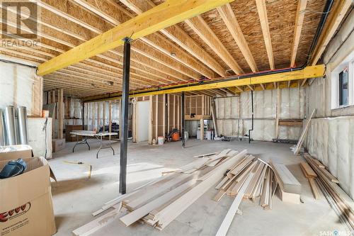 613 Pebble Beach Boulevard, Warman, SK - Indoor Photo Showing Basement