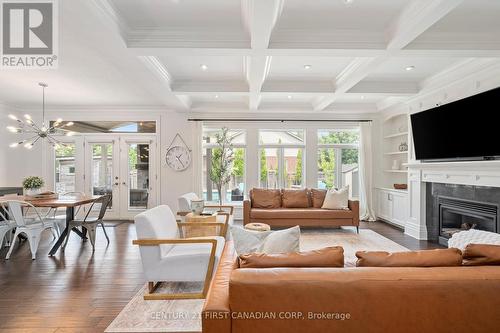 886 Foxcreek Road, London, ON - Indoor Photo Showing Living Room With Fireplace