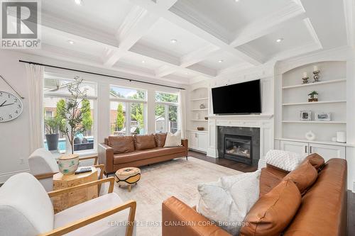 886 Foxcreek Road, London, ON - Indoor Photo Showing Living Room With Fireplace