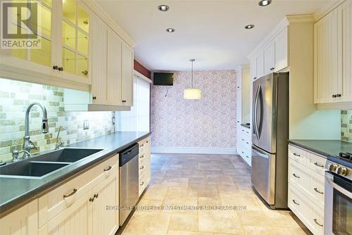 221 Sheffield Street, Newmarket, ON - Indoor Photo Showing Kitchen With Double Sink With Upgraded Kitchen