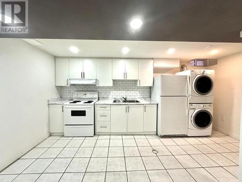 Bsmt - 390 Wendron Crescent, Mississauga, ON - Indoor Photo Showing Kitchen With Double Sink