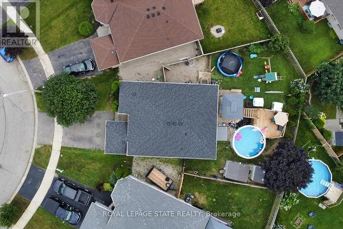 43 Brewster Way, Brantford, ON - Outdoor With Above Ground Pool With View