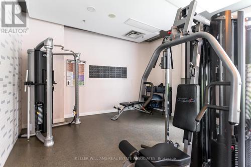 208 - 1 Hurontario Street, Mississauga, ON - Indoor Photo Showing Gym Room