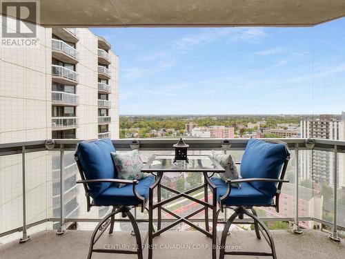 2303 - 323 Colborne Street, London, ON - Outdoor With Balcony With Exterior