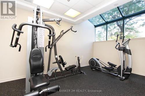 1209 - 711 Rossland Road E, Whitby (Pringle Creek), ON - Indoor Photo Showing Gym Room